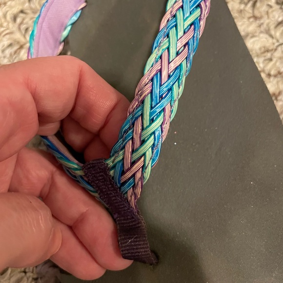 Raya Sun Ladies Flip Flops Size 7 - Like New - Picture 5 of 5